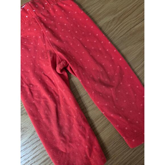 Mini Boden Red Polka-A-Dot Leggings - Picture 2 of 4